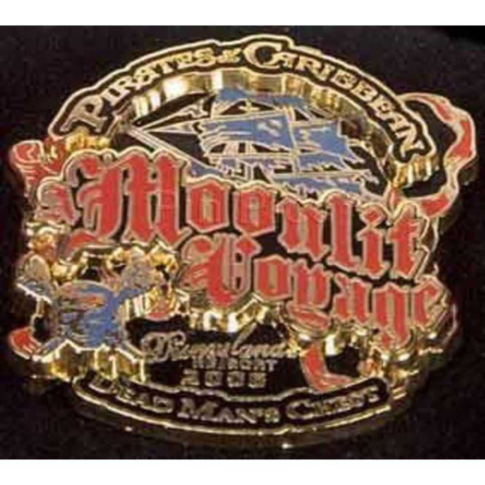 Disney Pin Pirates of the Caribbean A Moonlit Voyage Event Logo LE 46374 DLR